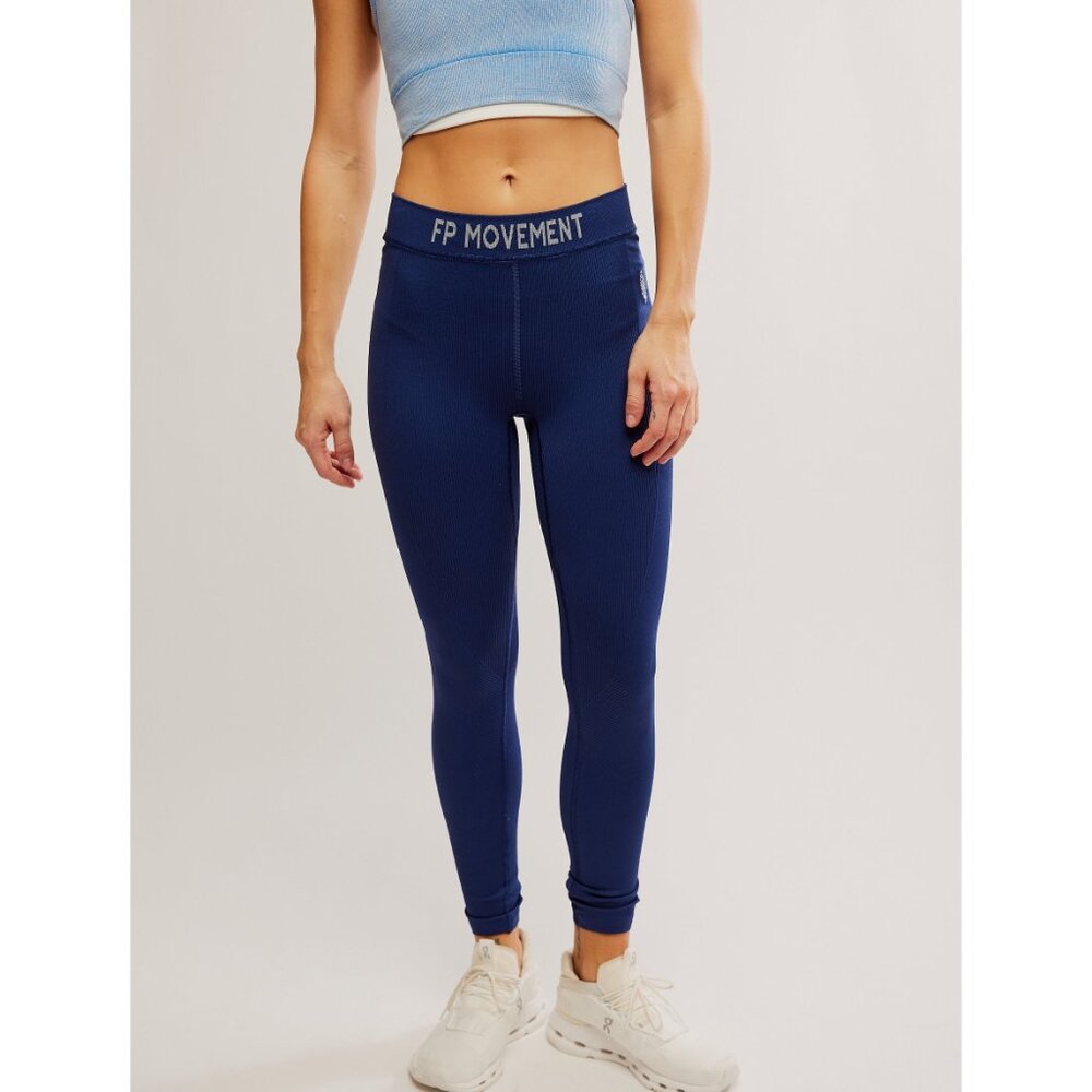 FP Movement Long Haul Logo Leggings/black Grape
